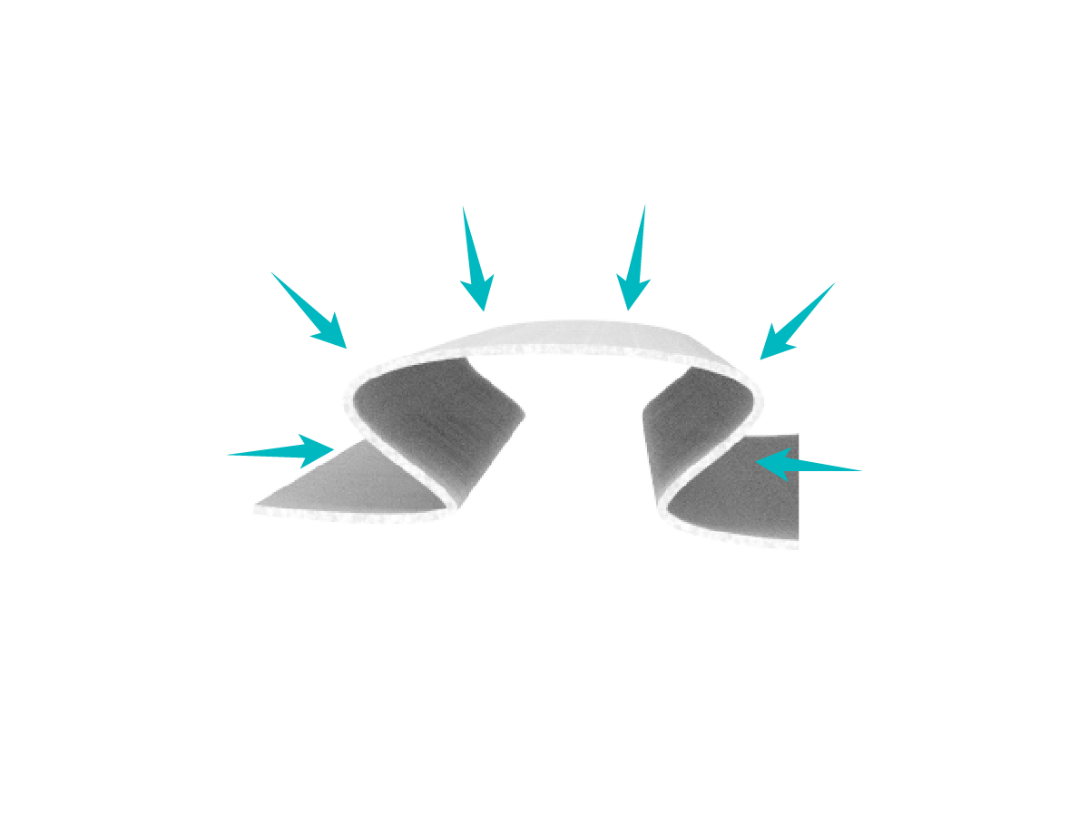 Maximised surface area, maximised comfort